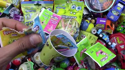 Spongebob Squarepants Episode with A lot of Candy - Learn Colors with Candy