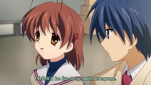 Clannad Nagisa explained why she wants to act