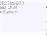 Kingston ValueRAM 2GB 533MHz DDR2 NonECC CL4 SODIMM Kit of 2 Notebook Memory