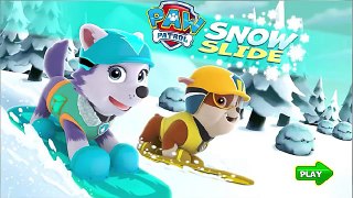 Paw Patrol Snow Slide Gameplay