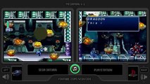Mega Man X4 (Sega Saturn vs Playstation) Side by Side Comparison
