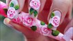 Decoración de uñas rosa 3D en acrílico - How to make pink 3D acrylic roses