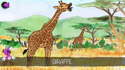 Learn African Animals : Kids Picture Book App on iPhone - Fun African Wildlife Puzzle