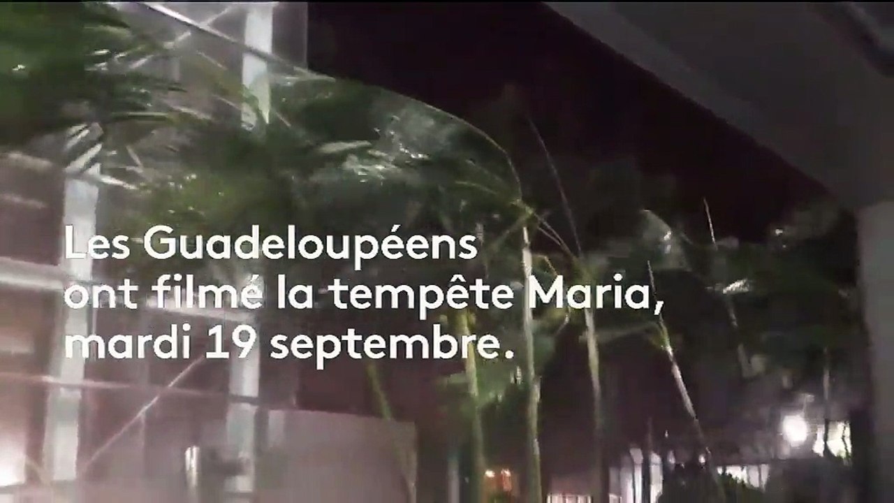 L'ouragan Maria s'abat sur la Martinique et la Guadeloupe