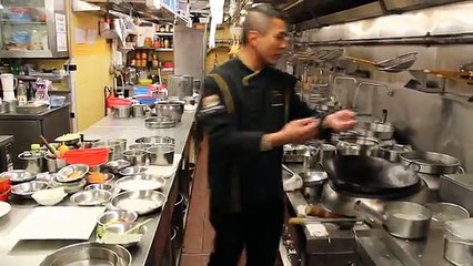 Chef Chung cooks at Cuisine Cuisine, Hong Kong