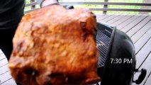 Easy Snake Method While Sleeping Charcoal BBQ Smoked Pork Shoulder Weber Kettle Grill