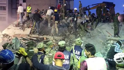 Séisme au Mexique: les secouristes en quête de survivants