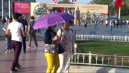 Sıcak Hava İstanbulluları Bunalttı