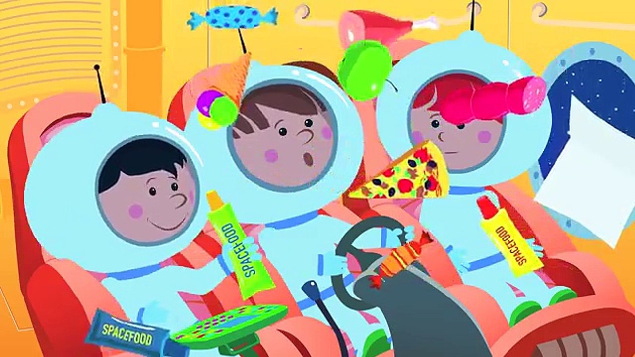 РАКЕТА - Развивающий мультик песенка для детей малышей про Синий трактор космос планеты звезды