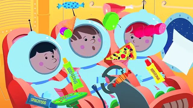 РАКЕТА - Развивающий мультик песенка для детей малышей про Синий трактор космос планеты звезды