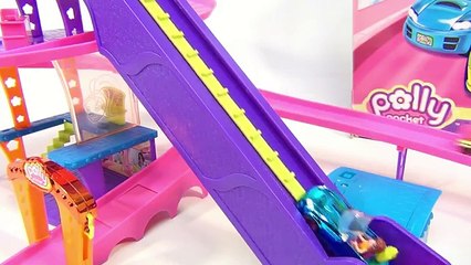 Polly Pockets Race To The Mall Track Set with Polly Wheels, 2007 Mattel Toys