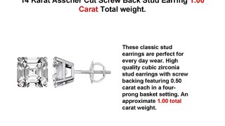 Cubic Zirconia Stud Earrings | CZ Jewelry
