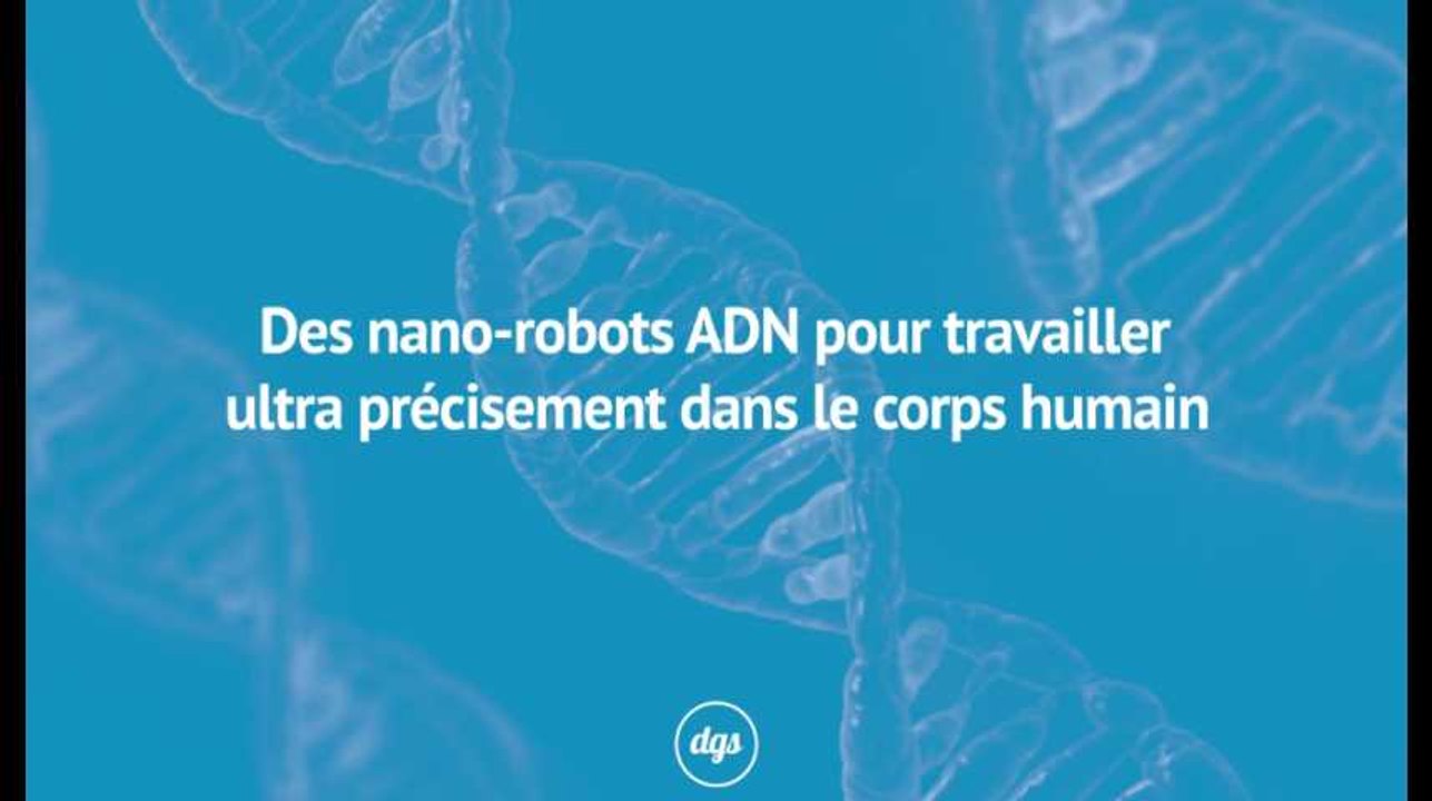 Des nano-robots ADN pour travailler ultra précisément dans le corps humain