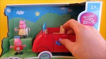 New Peppa Pig Red Car with Mommy Pig Talking Toy Unboxing - WD Toys