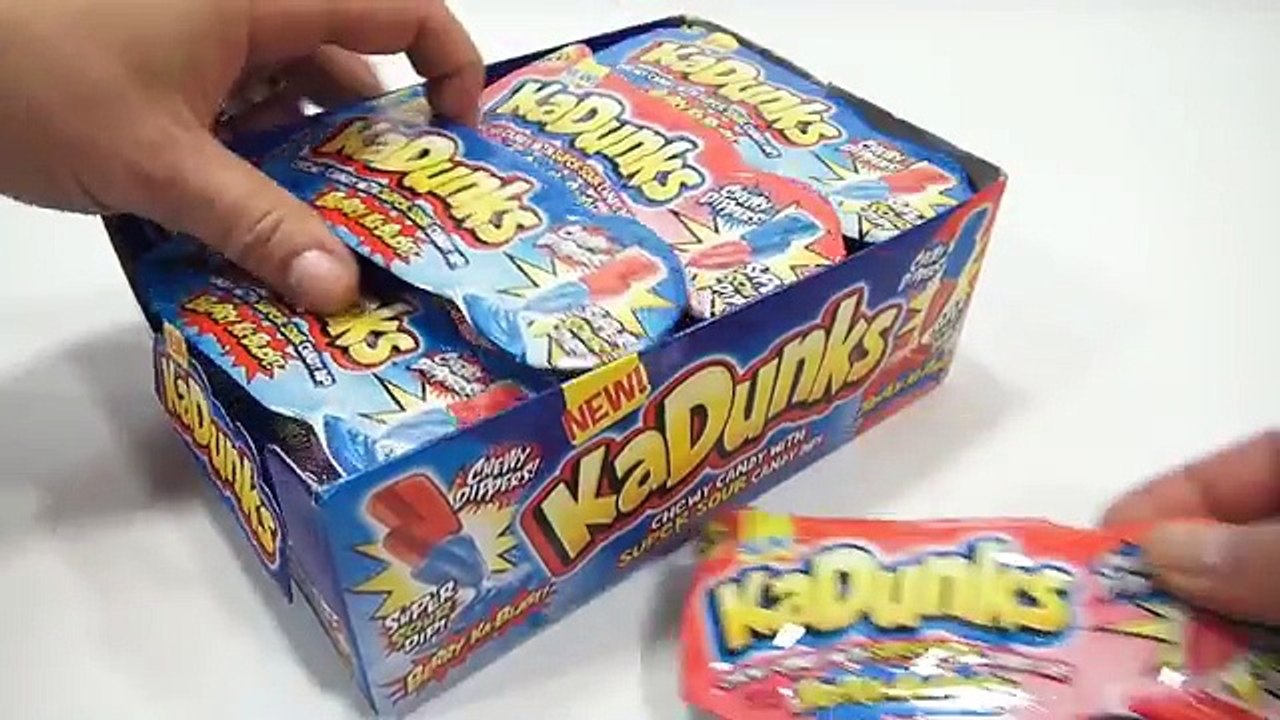 KaDunks Chewy Dippers Gummi Candy & Sour Dip, Ka-Tasty! – Видео Dailymotion