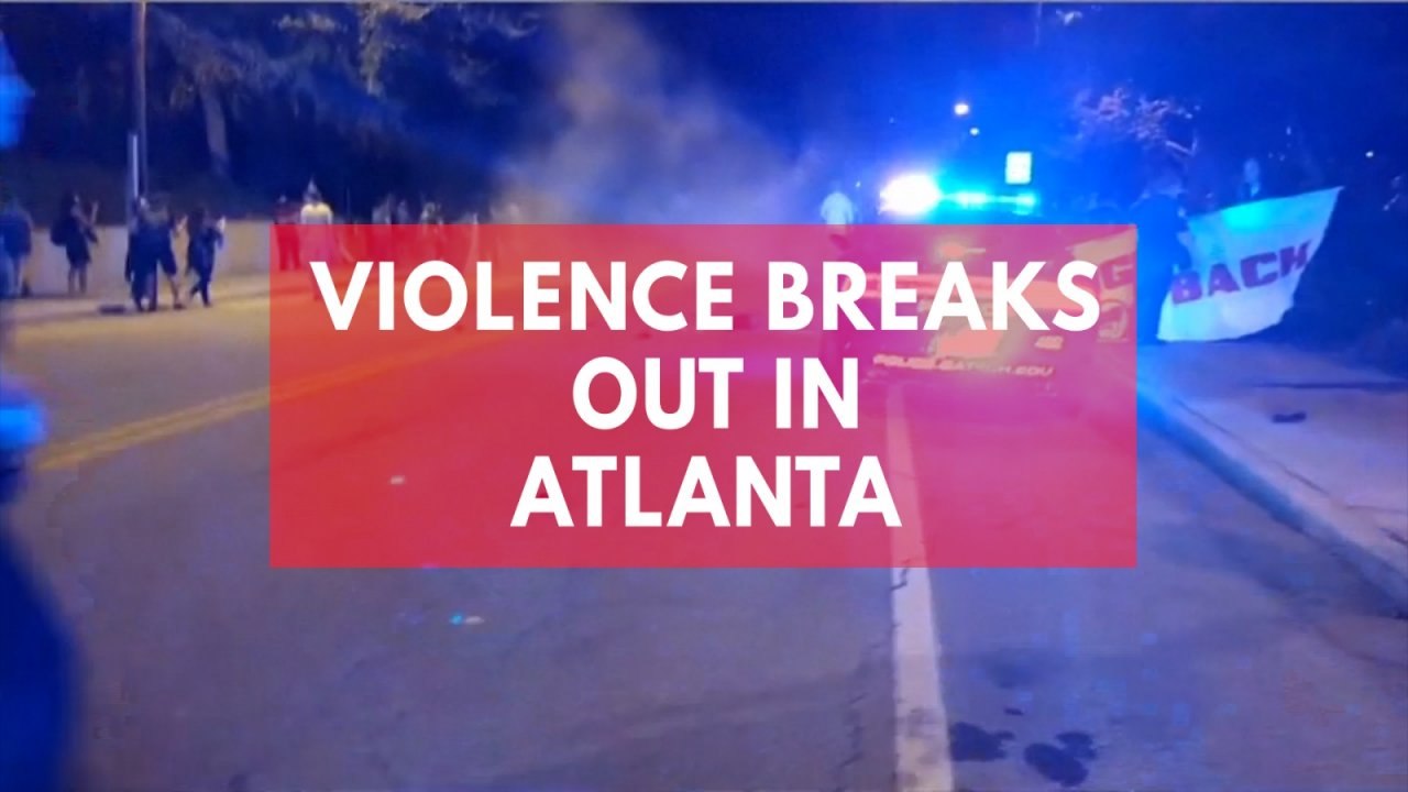 Violence breaks out in Atlanta after Georgia Tech student's death