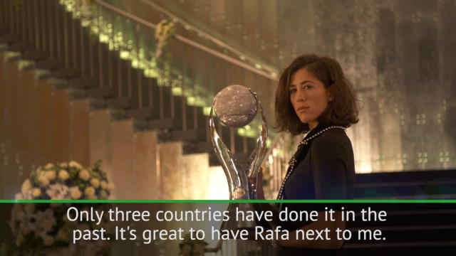 Muguruza pleased to be world number one alongside Nadal