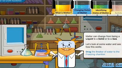 States of Matter - Solid, Liquid, Gases. Interesting Animated Lesson For Children