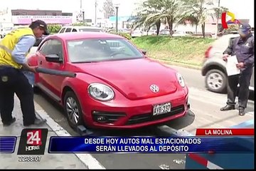 La Molina: autos mal estacionados en la vía pública serán llevados al depósito municipal