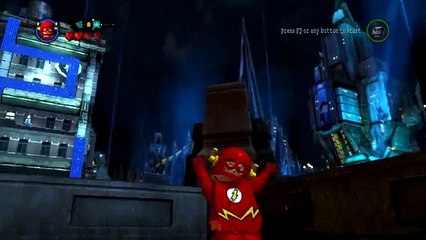 LEGO BATMAN 2 - THE FLASH FREE ROAM GAMEPLAY
