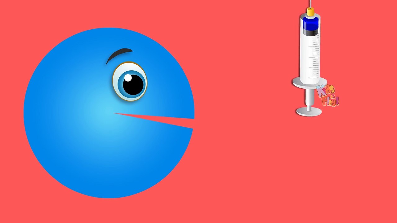 Funny Packman Injections in Color World ☆ Learning Colors Injection by Learn Colors 3D Family