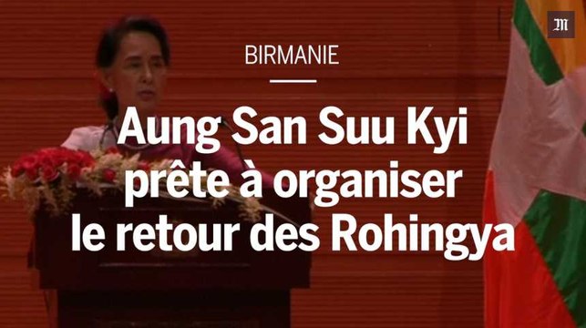 Rohingya : à la télévision, Aung San Suu Kyi refuse de parler d'épuration