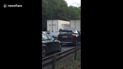 M1 shuts down due to suspicious package