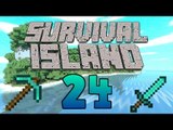 Hunt for Resources! Trying To Find Diamonds! - (Minecraft Survival Island) - Episode 24