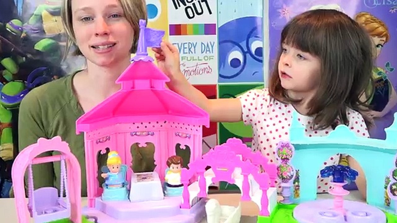 Fisher-Price Little People Disney Princess Garden Party Playset Cinderella Songs