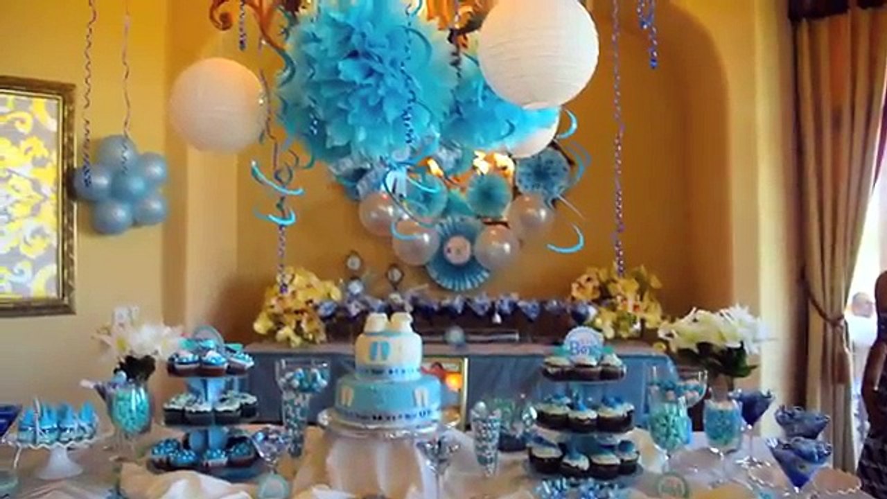 BABY SHOWER IDEAS FOR BOY BLUE THEME