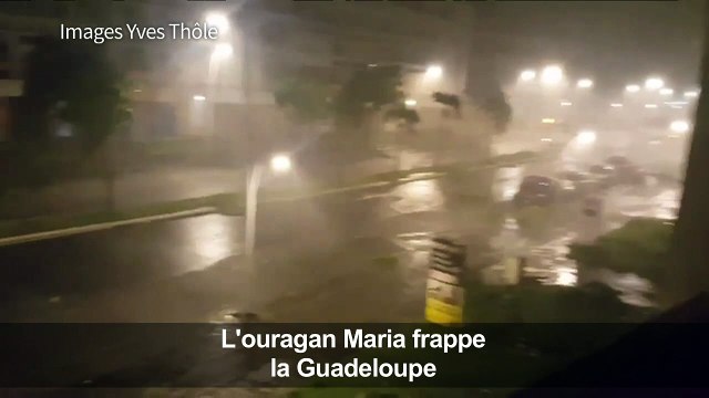 Après la Martinique, la Guadeloupe secouée par l'ouragan Maria