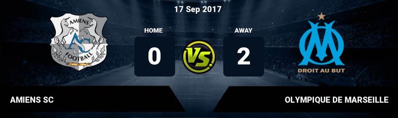 Amiens SC - Olympique de Marseille (0-2)