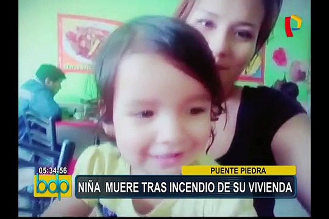 Puente Piedra: incendio en vivienda deja a una menor fallecida y otra niña herida