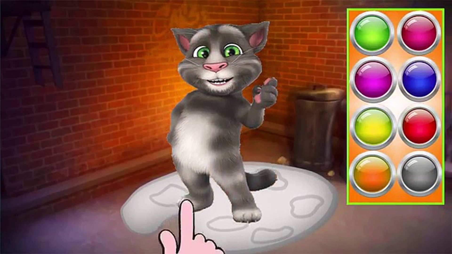✿ Baby Learn Colors with My Talking Tom Cat Colors for Kids Animation  Education Cartoon Compilation - Dailymotion Video