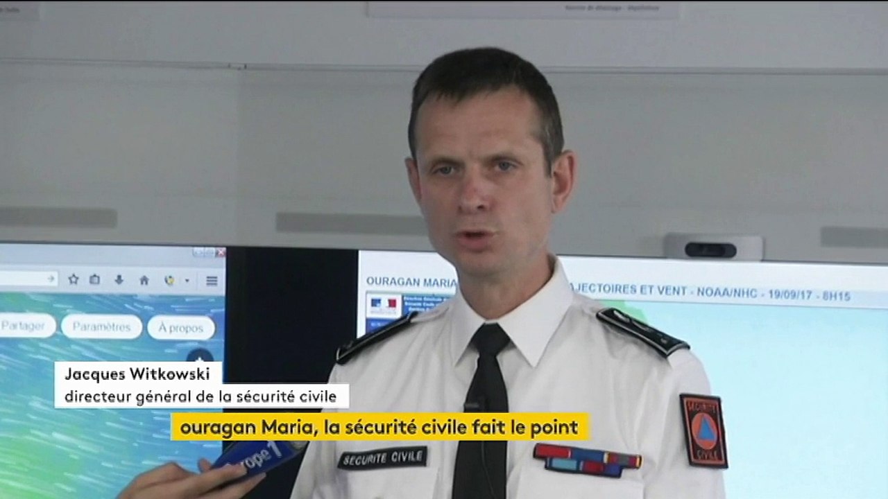 Ouragan Maria : "Une unité complète de la Sécurité civile" a été envoyée en Martinique et en Guadeloupe