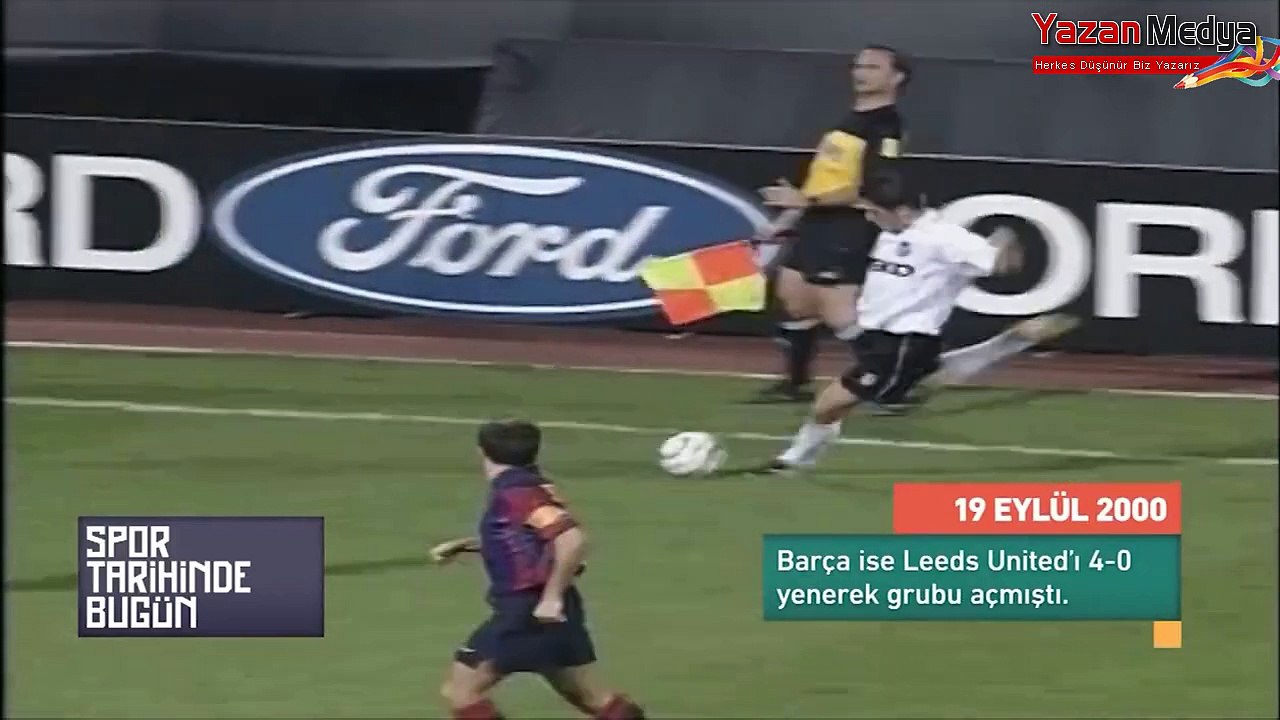 Beşiktaş'tan Barcelona'ya 3 gol | 19 Eylül 2000