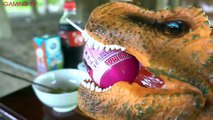 ĐỒ CHƠI CHĂM SÓC KHỦNG LONG BẠO CHÚA VUI NHỘN CHO BÉ: DINOSAUR T-REX HEAD TOYS FUN FOR KID