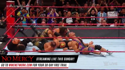 Jordan vs. Elias vs. Dallas vs. Axel vs. The Hardy Boyz - Six-Pack Challenge, Raw, Sept. 19, 2017
