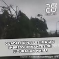 Guadeloupe : Les images impressionnantes de l'ouragan Maria