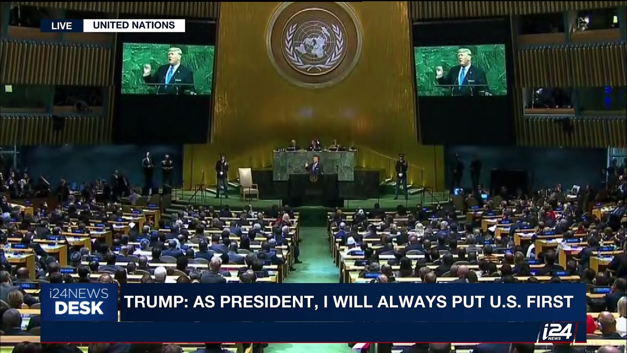 i24NEWS DESK | Trump speaks at UN General Assembly | Tuesday, September 19th 2017