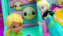 Queen Elsa Disney Frozen Mall Burger Shopkins Season 3 FAST FOOD Alana Dora the Explorer Toy Video