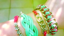 DIY Friendship Bracelets!! 4 Easy Stackable Arm Candy projects!