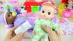 Indian Baby doll Sleep in bed and Play Doh pop corn maker Pororo toys