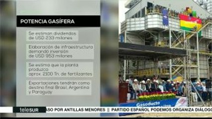 Impactos positivos de la nueva planta de urea a la economía de Bolivia