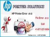 How to Fix HP Printer Error Code 41.5 1-877-227-5694