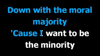 Minority  - Green day  - Karaoke  - Lyrics