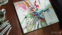 Tubes of Wonder Watercolor   Pen & Ink Time-Lapse Illustration - JeffJag