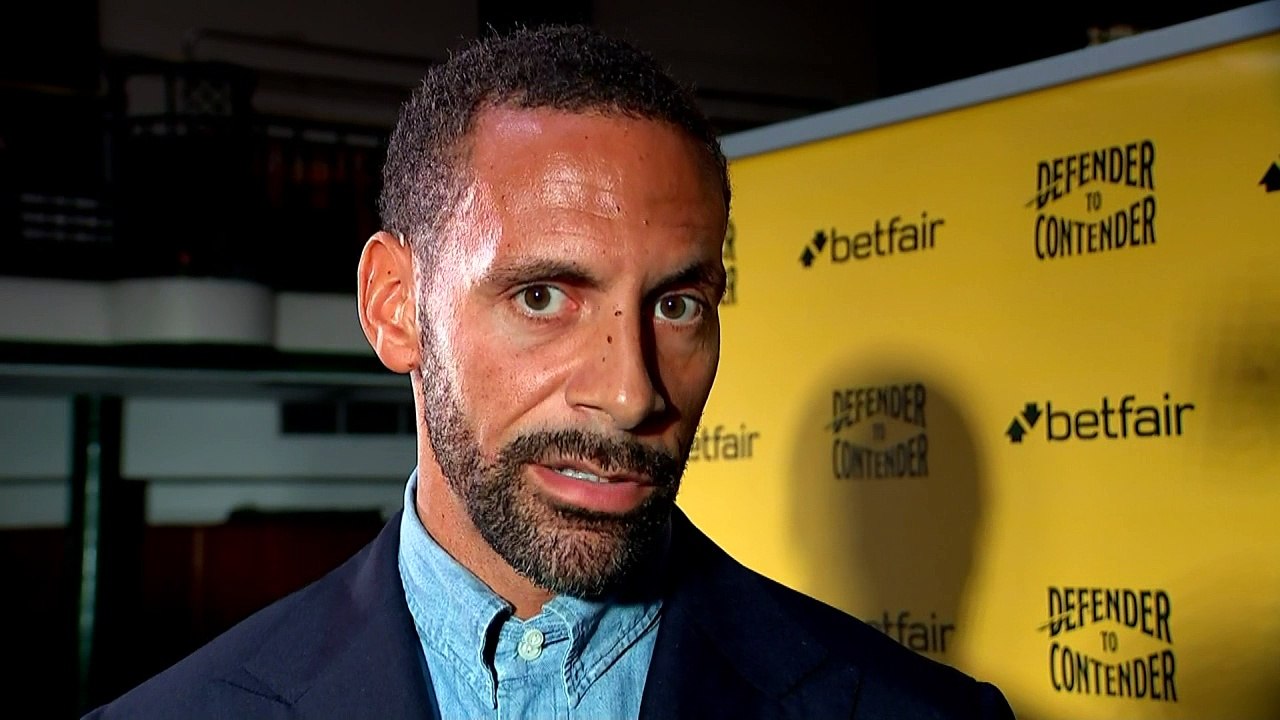 Footballer Rio Ferdinand takes up boxing