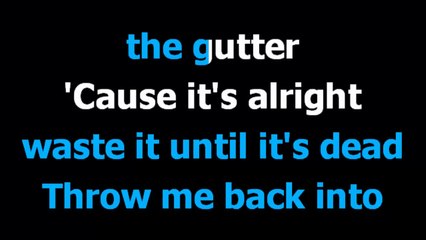stuck with me  - Green day -  Karaoke -  Lyrics