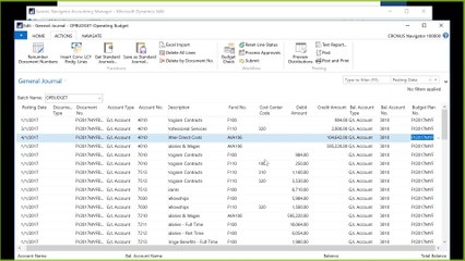 Budgeting in Serenic Navigator | Intelice Solutions | IT Support Washington DC